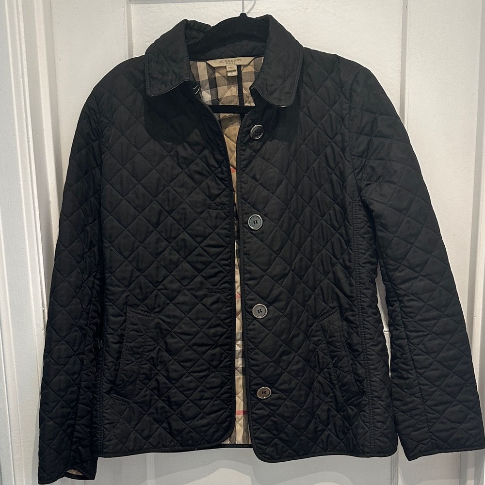 Burberry Black Quilted Utility Jacket